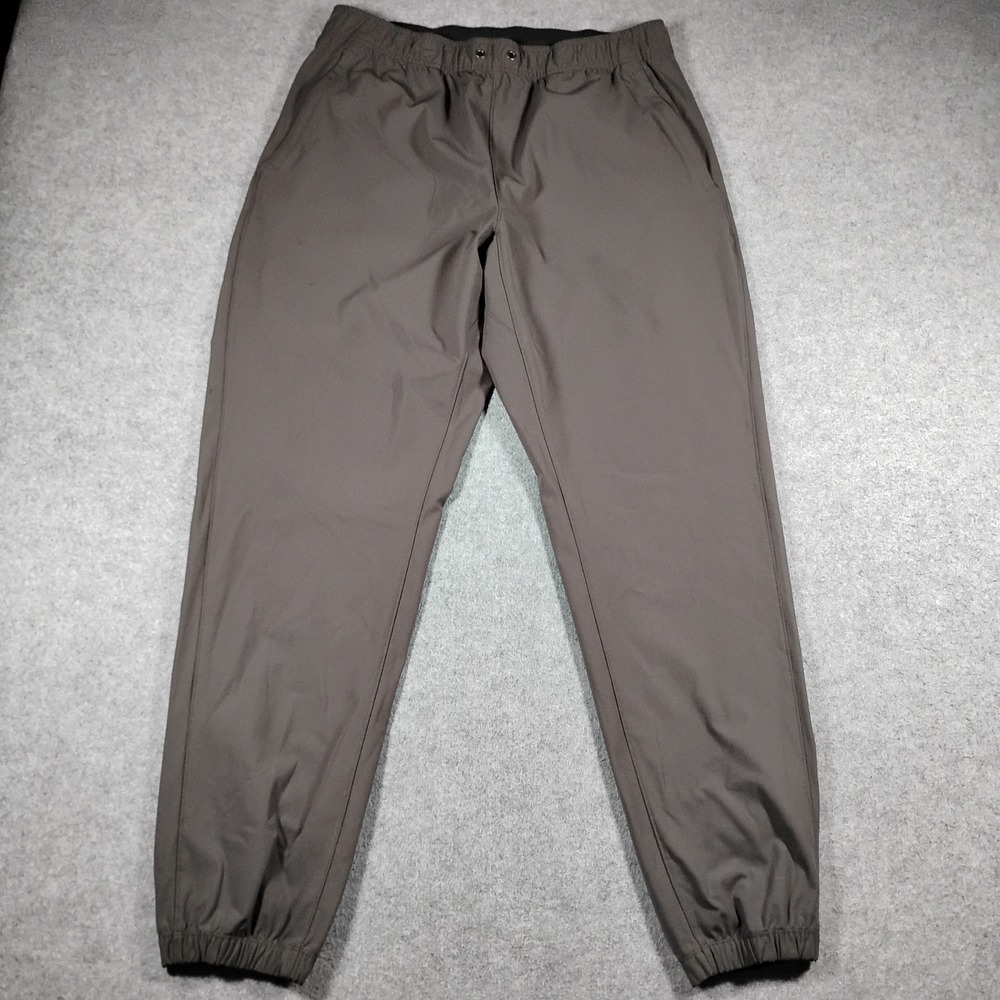 Reigning Champ Mens Large Charcoal Grey Coach Jogger Performance Track Pants